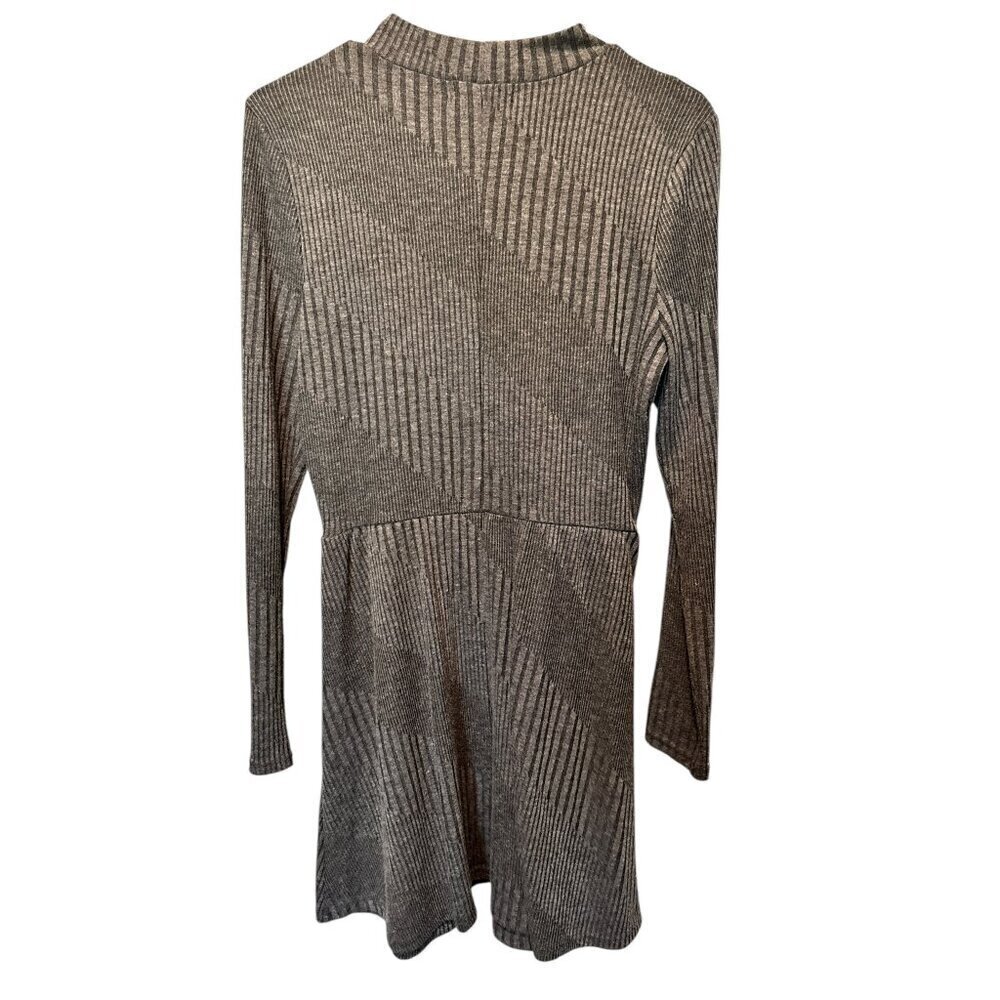 Society Girl Women's Long sleeve Grey Dress - Picture 3 of 9